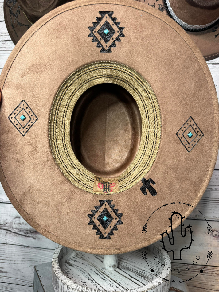 Aztec Burned Hat