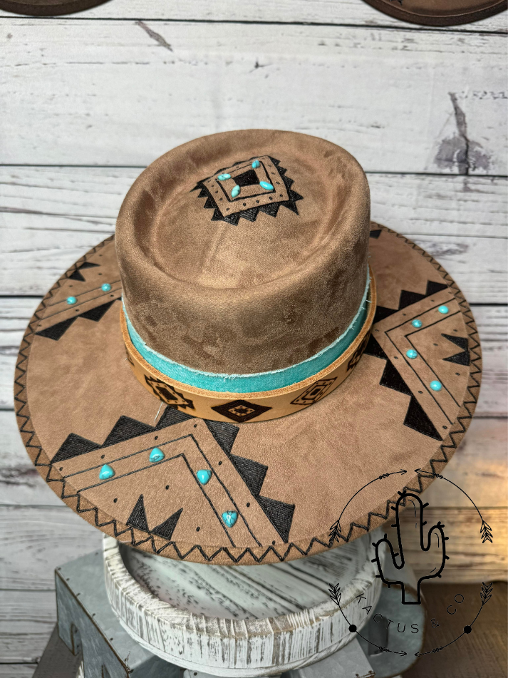 Aztec Burned Hat