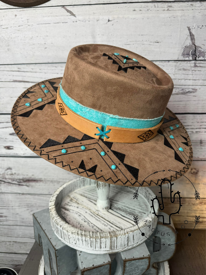Aztec Burned Hat