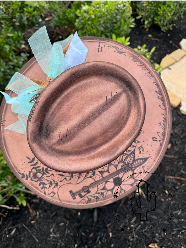 Guitars, Cadillacs Burned Hat