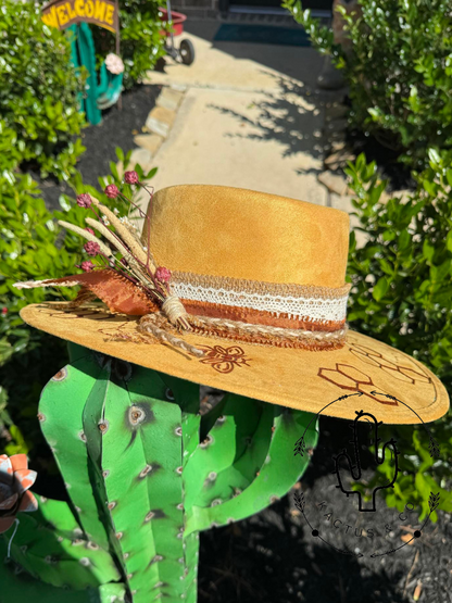 Honey Bee Burned Hat