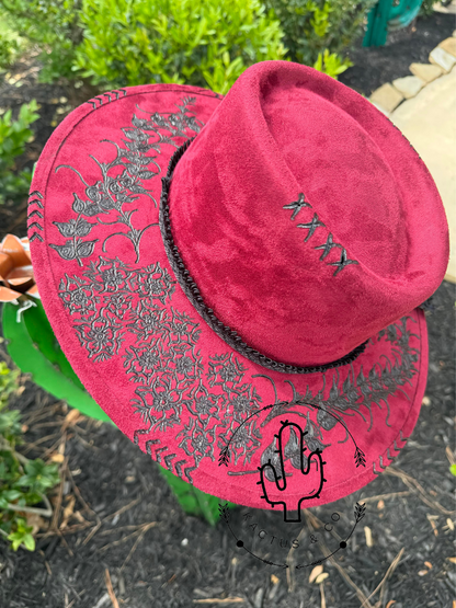 Cherry Blossom LLL Burned Hat