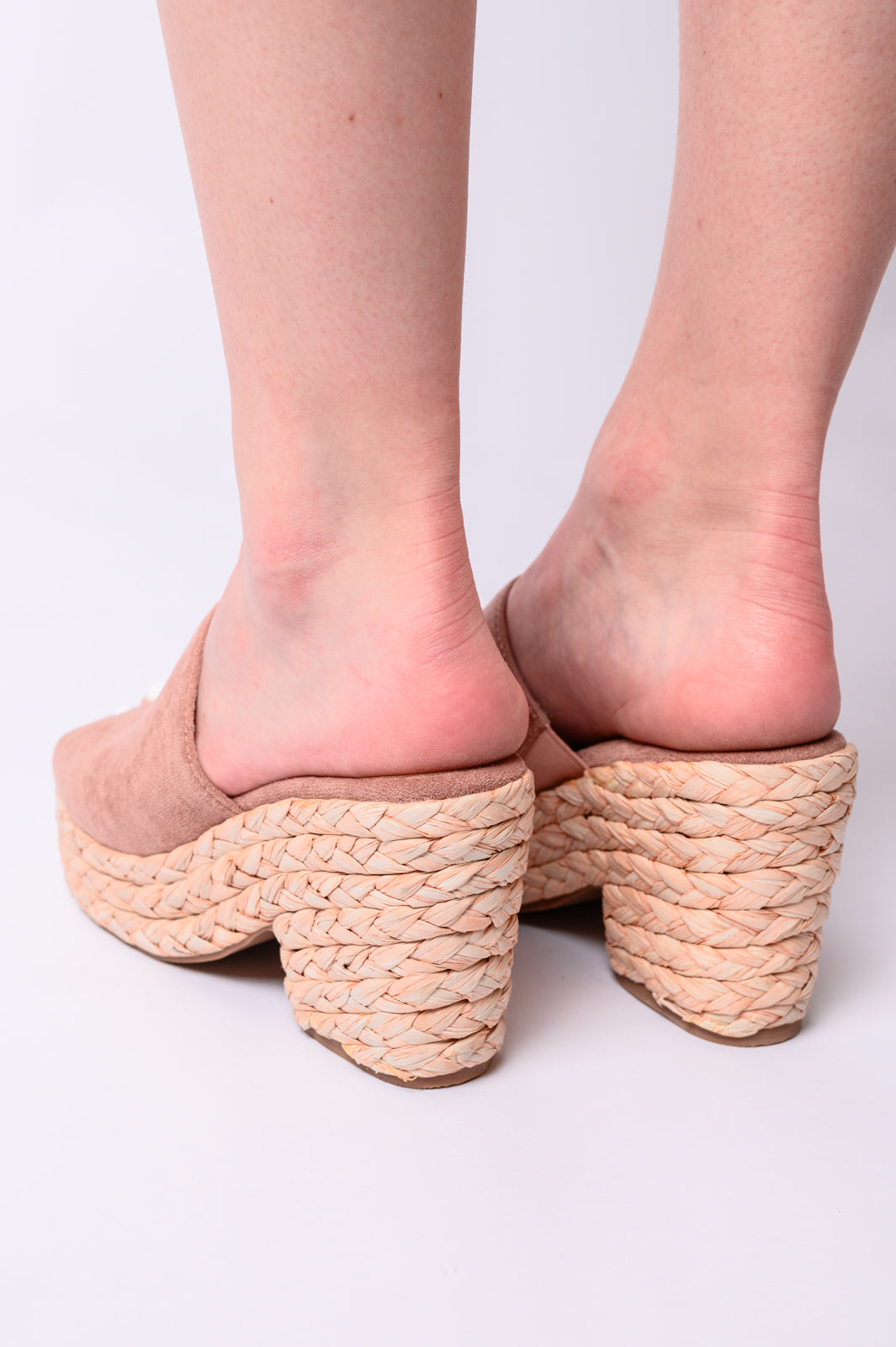 Solstice Espadrille Wedge in Blush